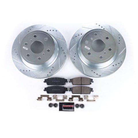 Power Stop 07-08 Cadillac Escalade Front & Rear Z23 Evolution Sport Brake Kit (1x psbK2083, 1x psbK2067)