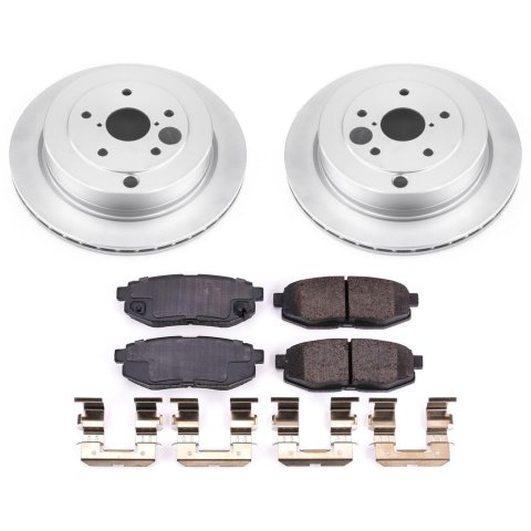 Power Stop 06-07 Subaru B9 Tribeca Front & Rear Z17 Evolution Geomet Coated Brake Kit (1x psbCRK4645, 1x psbCRK4603)