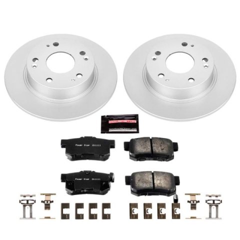 Power Stop 04-08 Acura TSX Front & Rear Z17 Evolution Geomet Coated Brake Kit (1x psbCRK2292, 1x psbCRK2391)