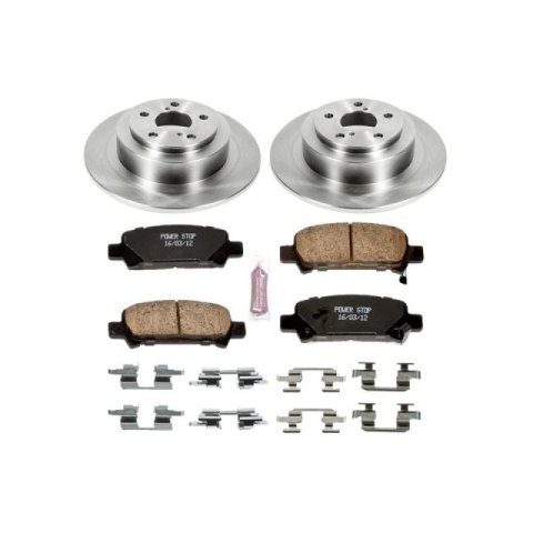 Power Stop 04-06 Subaru Baja Front & Rear Autospecialty Brake Kit (1x psbKOE3038, 1x psbKOE3124)