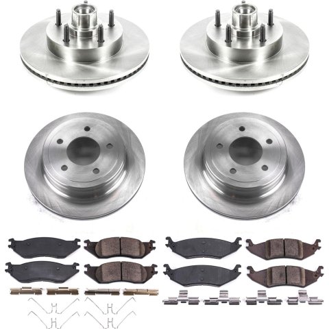 Power Stop 04-06 Ford E-150 Front & Rear Autospecialty Brake Kit (2x psbAR85111, 1x psbKOE4579, 1x psb17-1045)