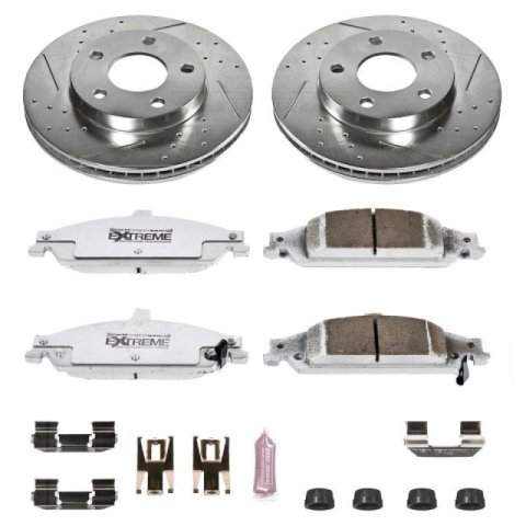 Power Stop 04-05 Chevrolet Classic Front & Rear Z26 Street Warrior Brake Kit (1x psbK1551-26, 1x psbKOE15340DK)
