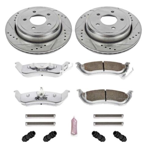 Power Stop 03-11 Ford Crown Victoria Front & Rear Z26 Street Warrior Brake Kit (1x psbK1368-26, 1x psbK1364-26)