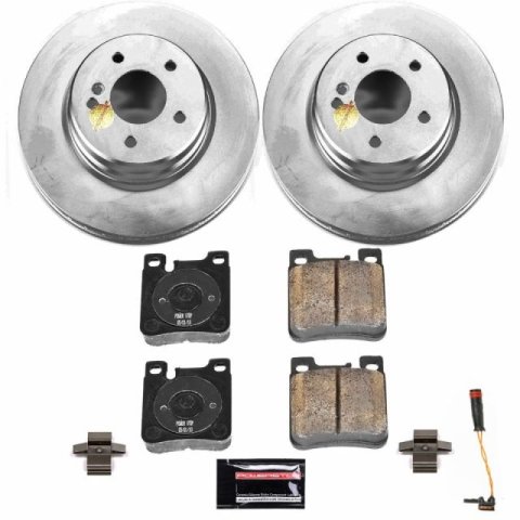 Power Stop 03-04 Mercedes-Benz CLK55 AMG Front & Rear Z23 Evolution Sport Coated Brake Kit (1x psbCRK6205, 1x psbCRK6718)