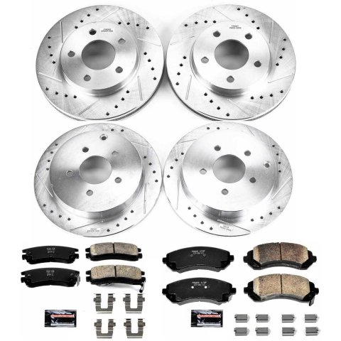 Power Stop 02-07 Buick Rendezvous Front & Rear Z23 Evolution Sport Brake Kit (1x psbK5135, 1x psbK5233)