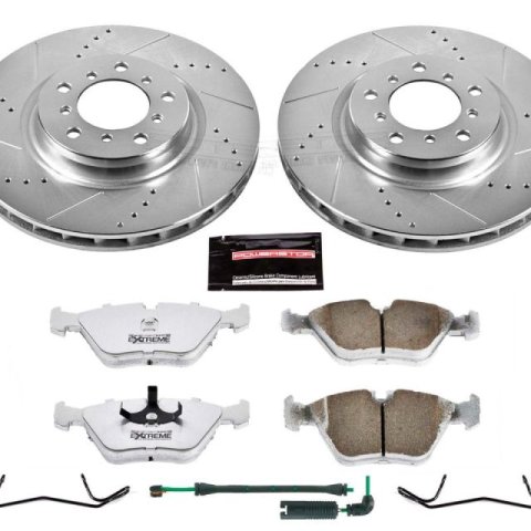 Power Stop 01-06 BMW M3 Front & Rear Z26 Street Warrior Brake Kit (1x psbK2903-26, 1x psbK5732-26)
