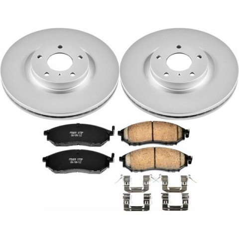 Power Stop 08-12 Infiniti EX35 Front & Rear Z17 Evolution Geomet Coated Brake Kit (1x psbCRK112, 1x psbCRK179)