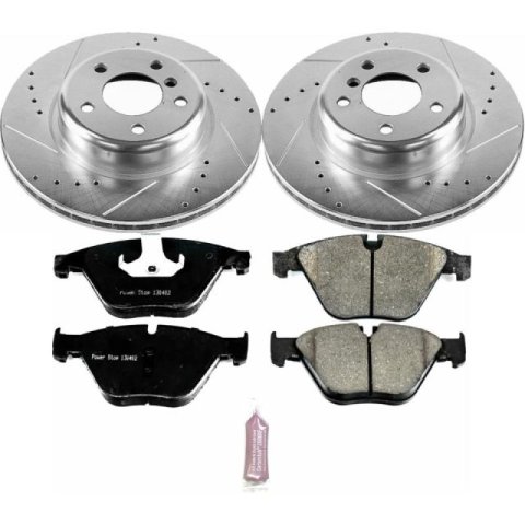 Power Stop 17-18 BMW 640i Front & Rear Z23 Evolution Sport Brake Kit (1x psbK7163, 1x psbK6037)
