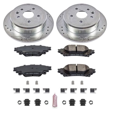 Power Stop 14-15 Lexus IS250 Front & Rear Z23 Evolution Sport Brake Kit (1x psbK6930, 1x psbK6990)