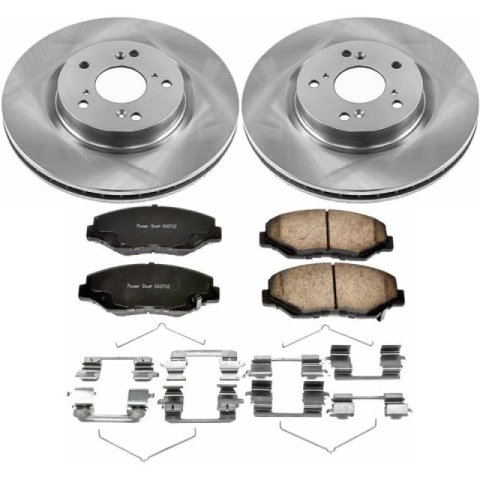 Power Stop 12-16 Honda CR-V Front & Rear Autospecialty Brake Kit (1x psbKOE6488, 1x psbKOE206)