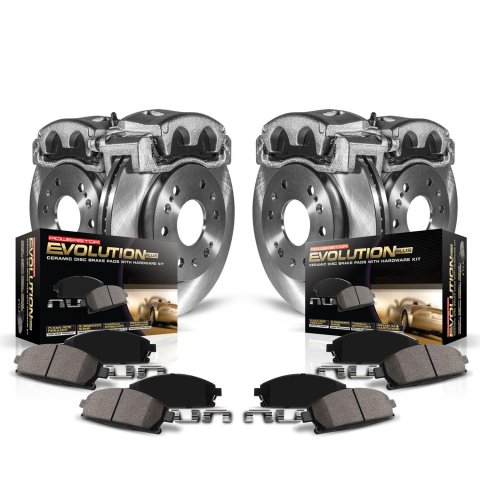 Power Stop 2009 BMW 335i xDrive Front & Rear Autospecialty Kit w/Cals (Bundled Kit)