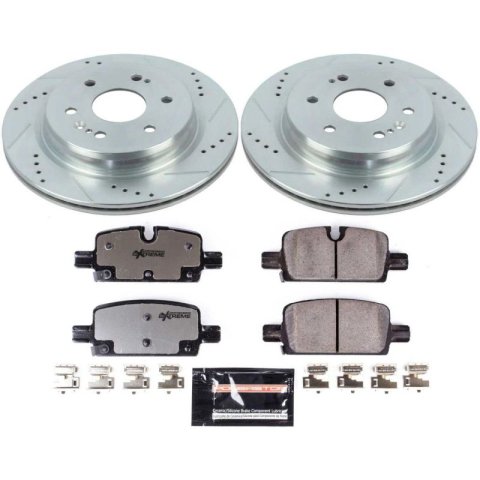 Power Stop 2019 Chevrolet Silverado 1500 Front & Rear Z36 Truck & Tow Brake Kit (1x psbK8172-36, 1x psbK8173-36)