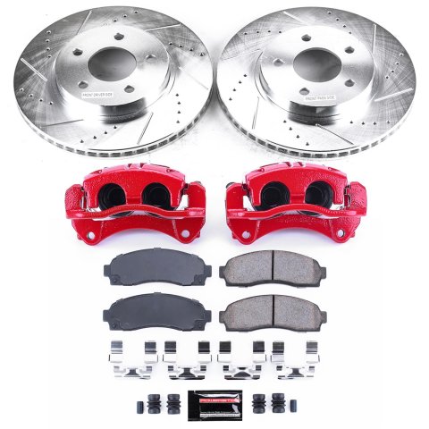 Power Stop 05-06 Chevrolet Equinox Front Z23 Evolution Sport Brake Kit w/Calipers (1x psbK1576, 1x psbS4950)