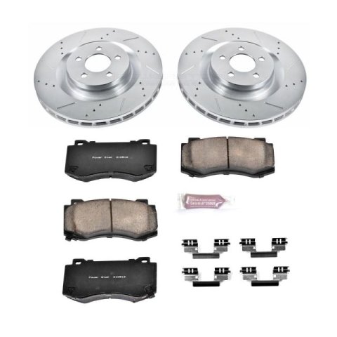 Power Stop 05-10 Chrysler 300 Front Z23 Evolution Sport Brake Kit w/Calipers (1x psbS5086, 1x psbK4695)