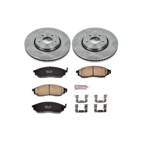 Power Stop 2014 Infiniti QX70 Front & Rear Autospecialty Kit w/Calipers (Bundled Kit)