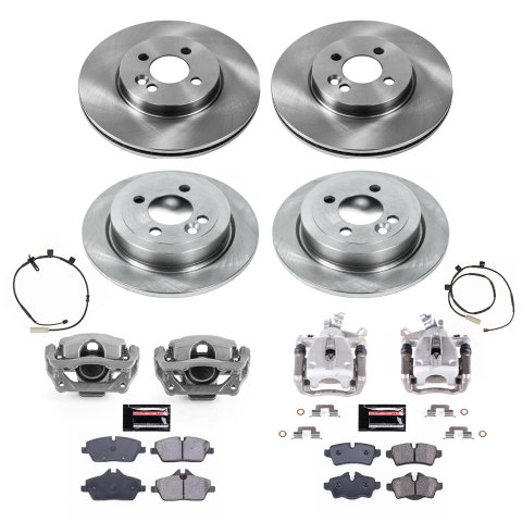 Power Stop 2011 Mini Cooper Front & Rear Autospecialty Kit (1x psbKCOE6331, 1x psbKCOE8842)
