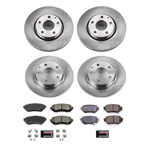 Power Stop 2021 Mazda 6 Front & Rear Autospecialty Brake Kit (1x psbKOE8068, 1x psbKOE8840)