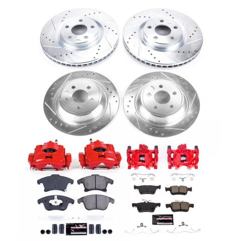 Power Stop 19-20 Ford Police Responder Hybrid Front & Rear Z23 Evolution Kit w/Calipers (1x psbS5474, 1x psbS5476, 1x psbK7417, 1x psbK8540)
