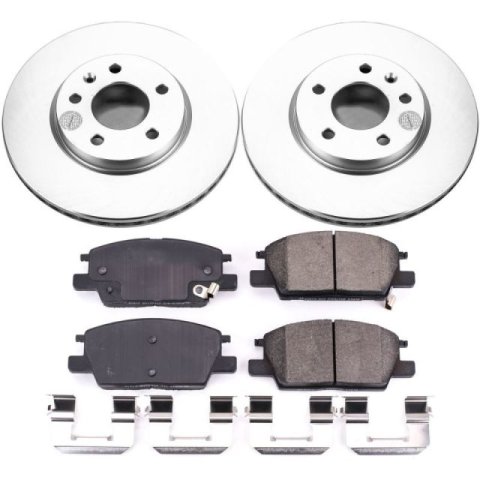 Power Stop 19-20 Buick Regal Sportback Front & Rear Z17 Coated Brake Kit (1x psbCRK7400, 1x psbCRK8677)