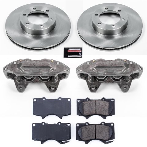 Power Stop 03-09 Toyota 4Runner Front Autospecialty Kit w/Cals (2x psbJBR975, 1x psbL2766, 1x psbL2767, 1x psb16-976)