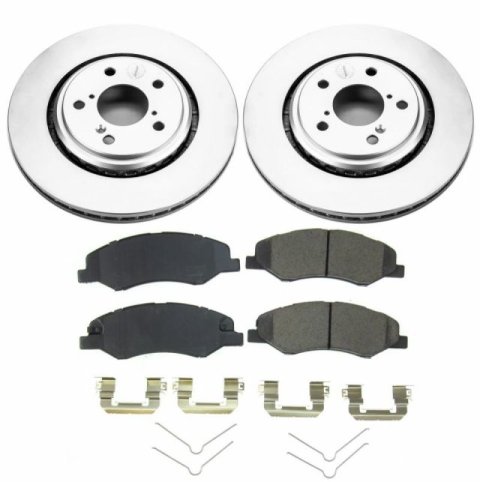 Power Stop 2021 Honda Odyssey Front & Rear Z17 Evolution Coated Brake Kit (1x psbCRK7670, 1x psbCRK8768)