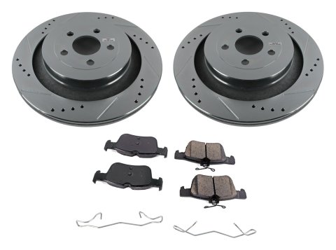Power Stop 19-22 Ford Edge Front and Rear Z23 Evolution Brake Kit (1x psbK8542, 1x psbK8544)