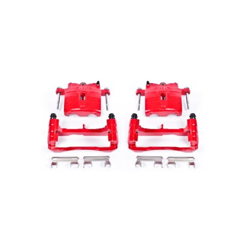 Power Stop 07-10 GMC Sierra 3500 HD Front and Rear Z36 Truck & Tow Kit w/Cals (1x psbK2041-36, 1x psbS4728, 1x psbK2071-36, 1x psbS4730)