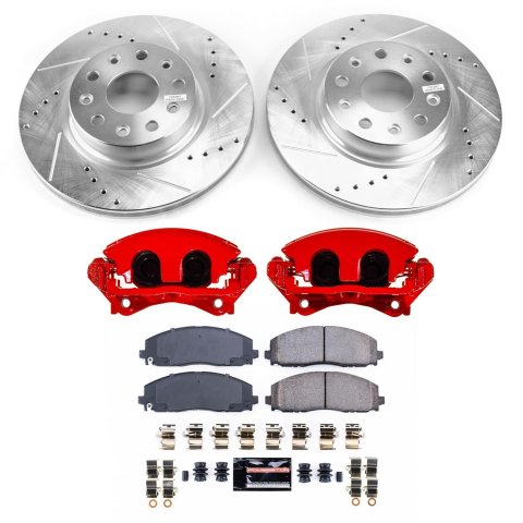 Power Stop 18-22 Jeep Wrangler Front Z23 Evolution Kit w/Calipers (1x psbK7940, 1x psbS15102)