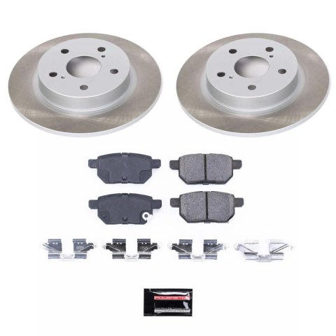 Power Stop 11-16 Scion tC Front and Rear Semi-Coated Rotor Kit (1x psbSC3054, 1x psbSC6097)