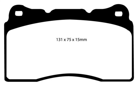 EBC S13 Brake Pad and Rotor Kit (1x ebcRK1830, 1x ebcDP41210R)