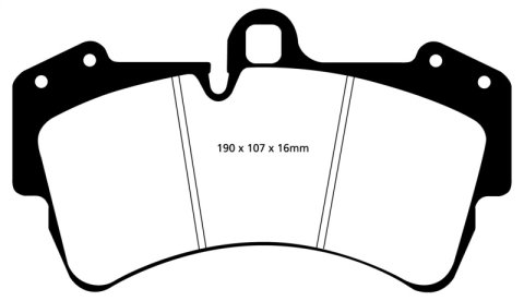 EBC S5 Brake Pad and Rotor Kit (1x ebcGD1326, 1x ebcDP41473R)