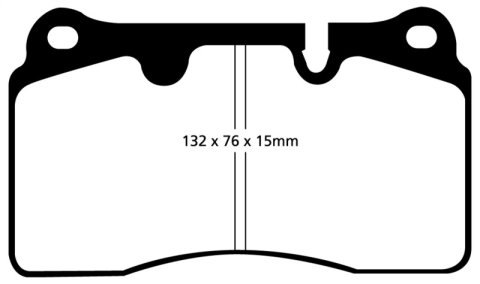 EBC S5 Brake Pad and Rotor Kit (1x ebcGD1325, 1x ebcDP41908R)
