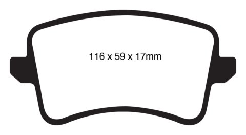 EBC S9 Brake Pad and Rotor Kit (1x ebcDP41988R, 1x ebcUSR1846)