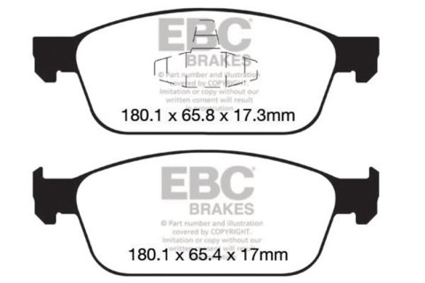 EBC S5 Brake Pad and Rotor Kit (1x ebcGD7706, 1x ebcDP42145R)