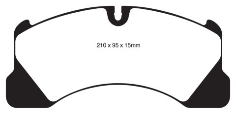 EBC S9 Brake Pad and Rotor Kit (1x ebcUSR1920, 1x ebcDP41835R)