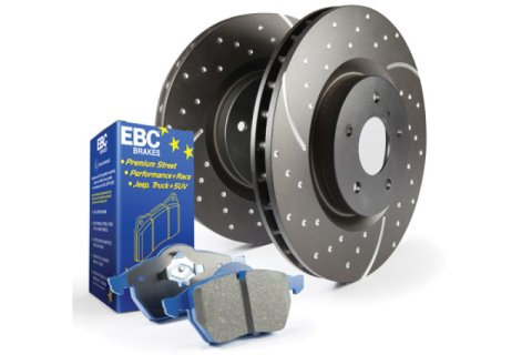 EBC S6 Brake Pad and Rotor Kit (1x ebcGD1284, 1x ebcDP51518NDX)