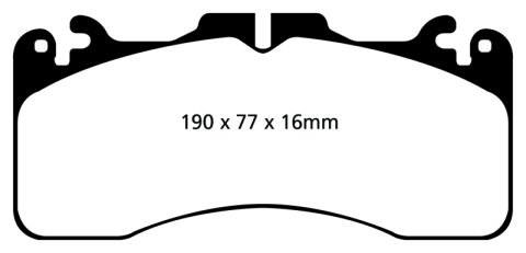 EBC S11 Brake Pad and Rotor Kit (1x ebcDP21867, 1x ebcRK2197S)