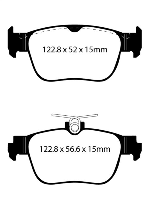 EBC S9 Brake Pad and Rotor Kit (1x ebcUSR1772, 1x ebcDP42440R)