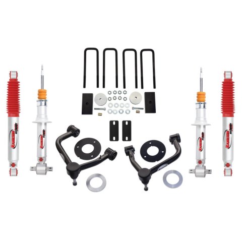 Rancho Suspension Lift Kits RS66311R9 Lift, Front 3.0 in. Lift, Rear 1.5 in. Lift, RS9000XL Shocks and Struts, Control Arms, Chevrolet, GMC, Kit