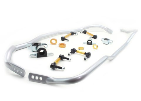 Whiteline 15-20 Ford Mustang GT/GT Premium/EcoBoost/EcoBoost Premium Front & Rear Sway Bar Kit (Bundled Kit)