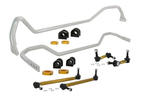 Whiteline 08-09 Pontiac G8 / G8 GT (Incl. 2009 G8 GXP) Front & Rear Sway Bar Kit (1x whlBHF62Z, 1x whlBHR82XZ, 1x whlKLC144, 1x whlKLC176)