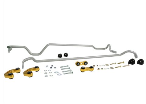 Whiteline 98-02 Subaru Forester (SH) Front And Rear Sway Bar Kit (1x whlBSF15, 1x whlBSR20XZ, 1x whlKLC31)