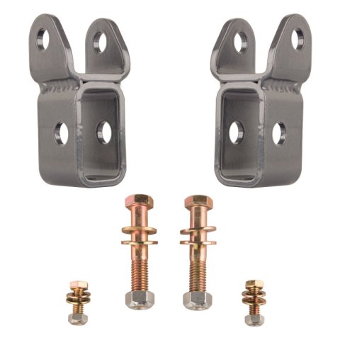 Synergy 2018+ Wrangler JL/JLU Front and Rear Lower Shock Relocation Kit (1x syn8815-01, 1x syn8874-01)