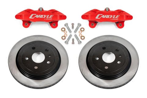 BMR 16-24 Chevrolet Camaro 15in Conversion Kit w/ Solid Rotors & Red Calipers (1x bmrRSK369, 1x bmrDBK351)