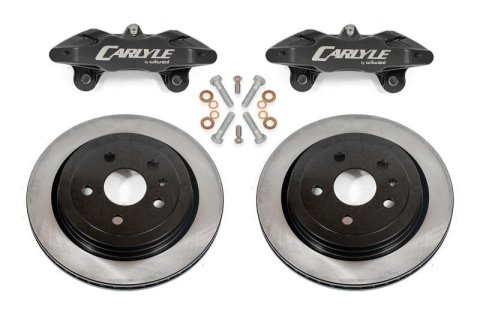 BMR 14-19 Chevrolet Corvette 17in Conversion Kit w/ Solid Rotors & Black Calipers (1x bmrSPN570, 1x bmrDBK570)