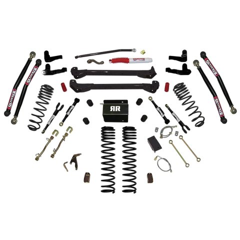 Skyjacker 97-06 Jeep TJ 6in Dual Rate Long Travel Coils Long Arm RR2 Lift Kit (1x skyTJ60X2, 1x skyTJ68RRX, 1x skyTJ60RDR, 1x skyTJ60FDR)
