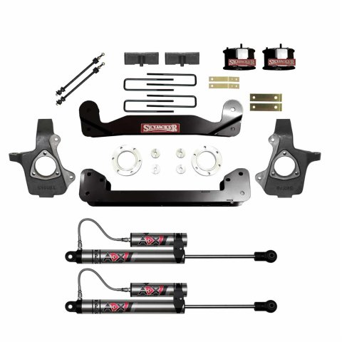 Skyjacker 14-18 GMC Silverado 1500 4in Suspension Lift Kit W/ ADX 2.0 Remote Reservoir Shocks (Bundled Kit)