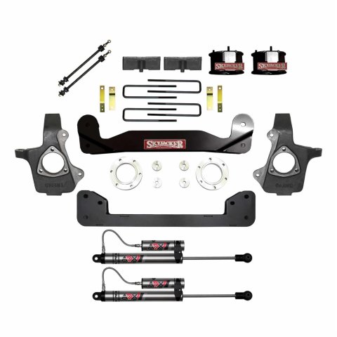 Skyjacker 07-13 GMC Silverado 1500 4in Suspension Lift Kit W/ ADX 2.0 Remote Reservoir Shocks (Bundled Kit)