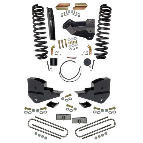 Skyjacker 2023+ Ford F-250/F-350 Super Duty 4WD 4in Lift Kit w/ Front Coils and Rear Blocks (1x skyF545V, 1x skyF23451, 1x skyRAB2346)