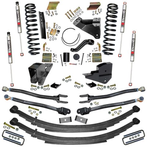 Skyjacker 6 In. Suspension Lift Kit 4-Link w/ M95 Monotube Shocks (1x skyF565V, 2x skyM9568, 2x skyM9593, 2x skyFR175S, 1x skyRAB2346, 1x skyF23484LA, 1x skyF23651S)